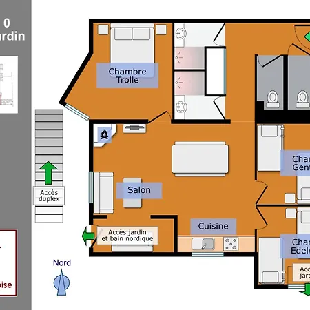 Des Trappeurs Coeur Vanoise 15 Persons شاليه