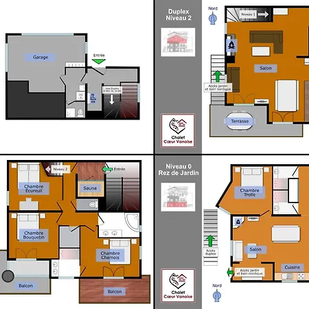 شاليه Des Trappeurs Coeur Vanoise 15 Persons