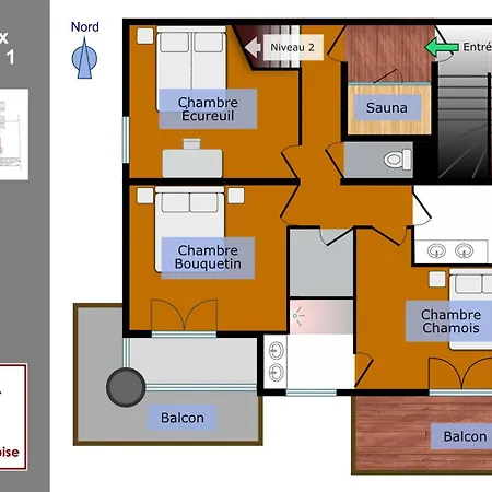 شاليه Des Trappeurs Coeur Vanoise 15 Persons *