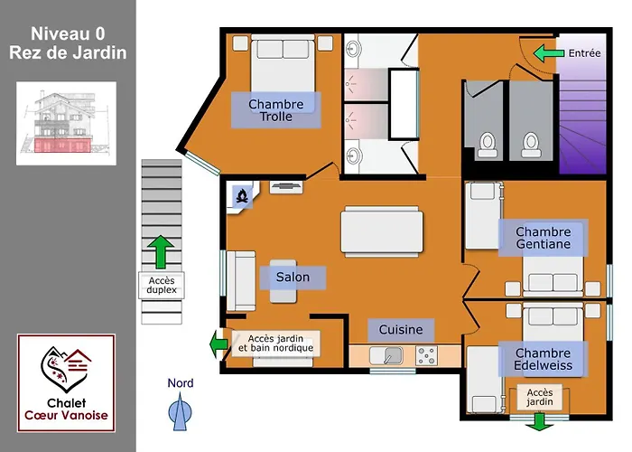 Des Trappeurs Coeur Vanoise 15 Persons 木屋
