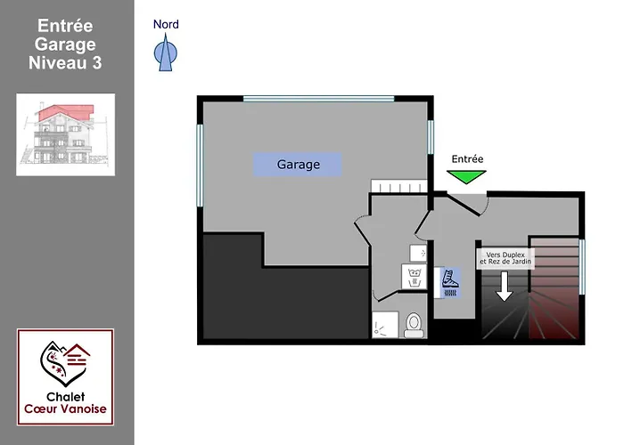 Des Trappeurs Coeur Vanoise 15 Persons Шале *